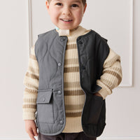 Arie Puffer Vest - Arctic Childrens Jacket from Jamie Kay NZ