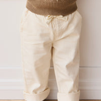 Romeo Twill Pant - Cassava Childrens Pant from Jamie Kay NZ