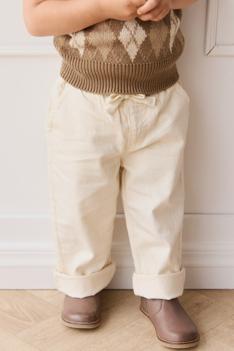 Romeo Twill Pant - Cassava Childrens Pant from Jamie Kay NZ