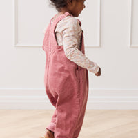 Organic Cotton Long Sleeve Top - Chloe Mauve Childrens Dress from Jamie Kay NZ