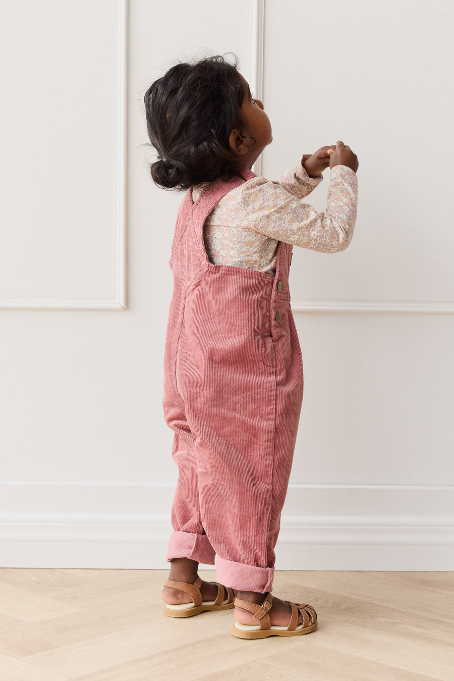 Organic Cotton Long Sleeve Top - Chloe Mauve Childrens Dress from Jamie Kay NZ