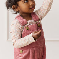 Organic Cotton Long Sleeve Top - Chloe Mauve Childrens Dress from Jamie Kay NZ