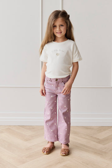 Blair Pant - Petite Heart Melody Childrens Pant from Jamie Kay NZ