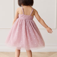 Lottie Dress - Petite Heart Melody Childrens Dress from Jamie Kay NZ