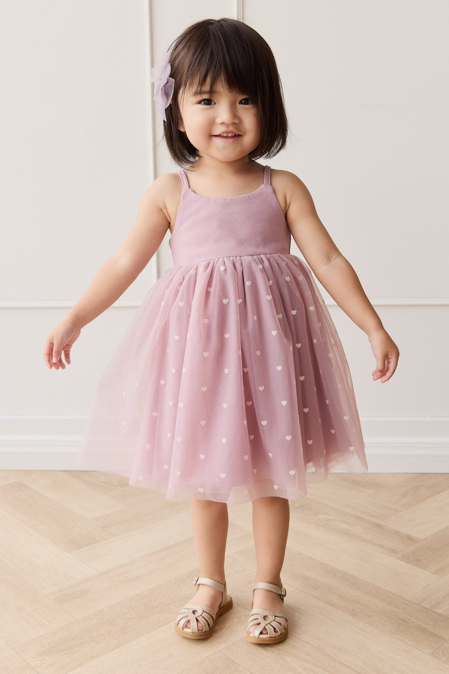 Lottie Dress - Petite Heart Melody Childrens Dress from Jamie Kay NZ