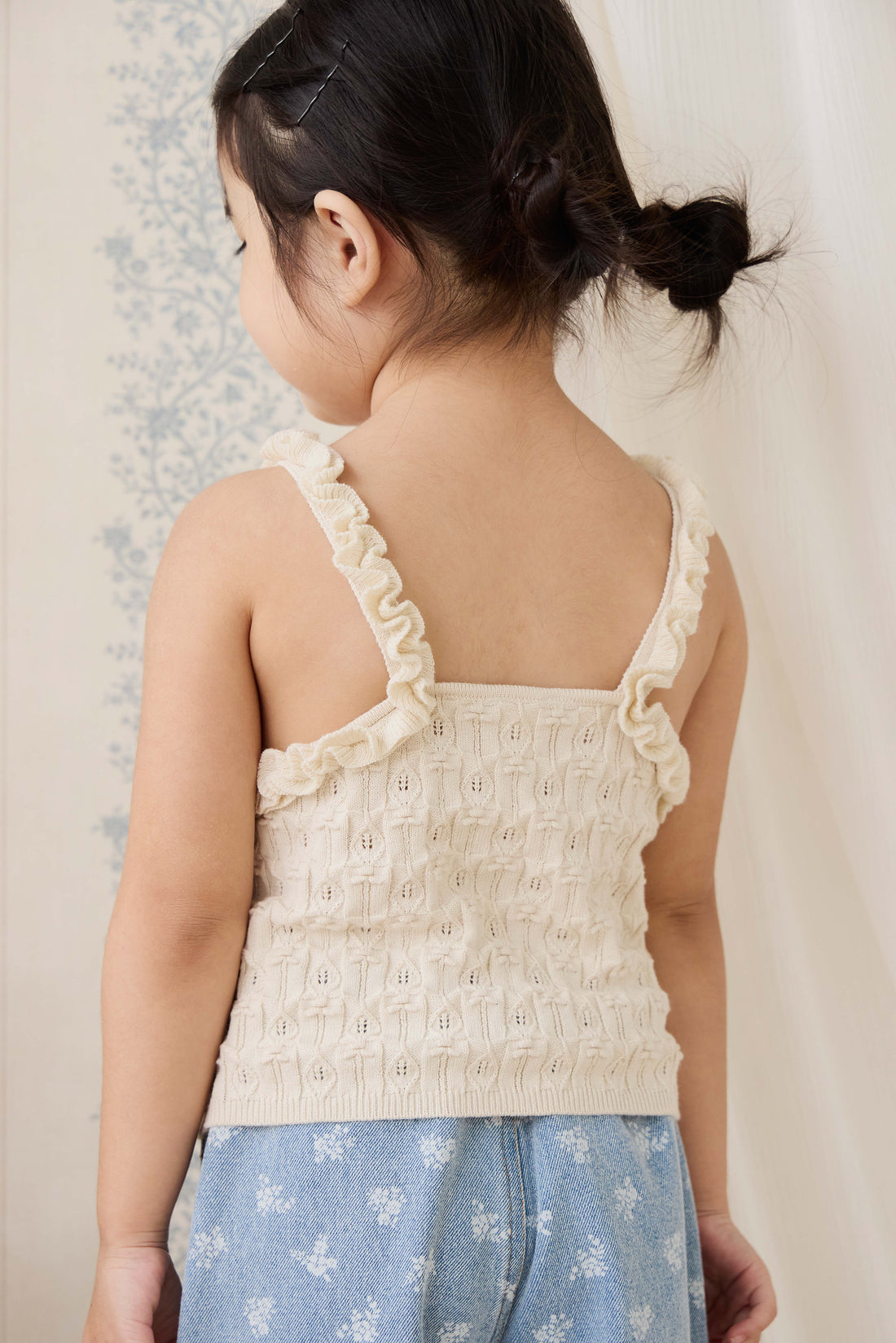 Sammy Knitted Top - Vanilla Childrens Top from Jamie Kay NZ