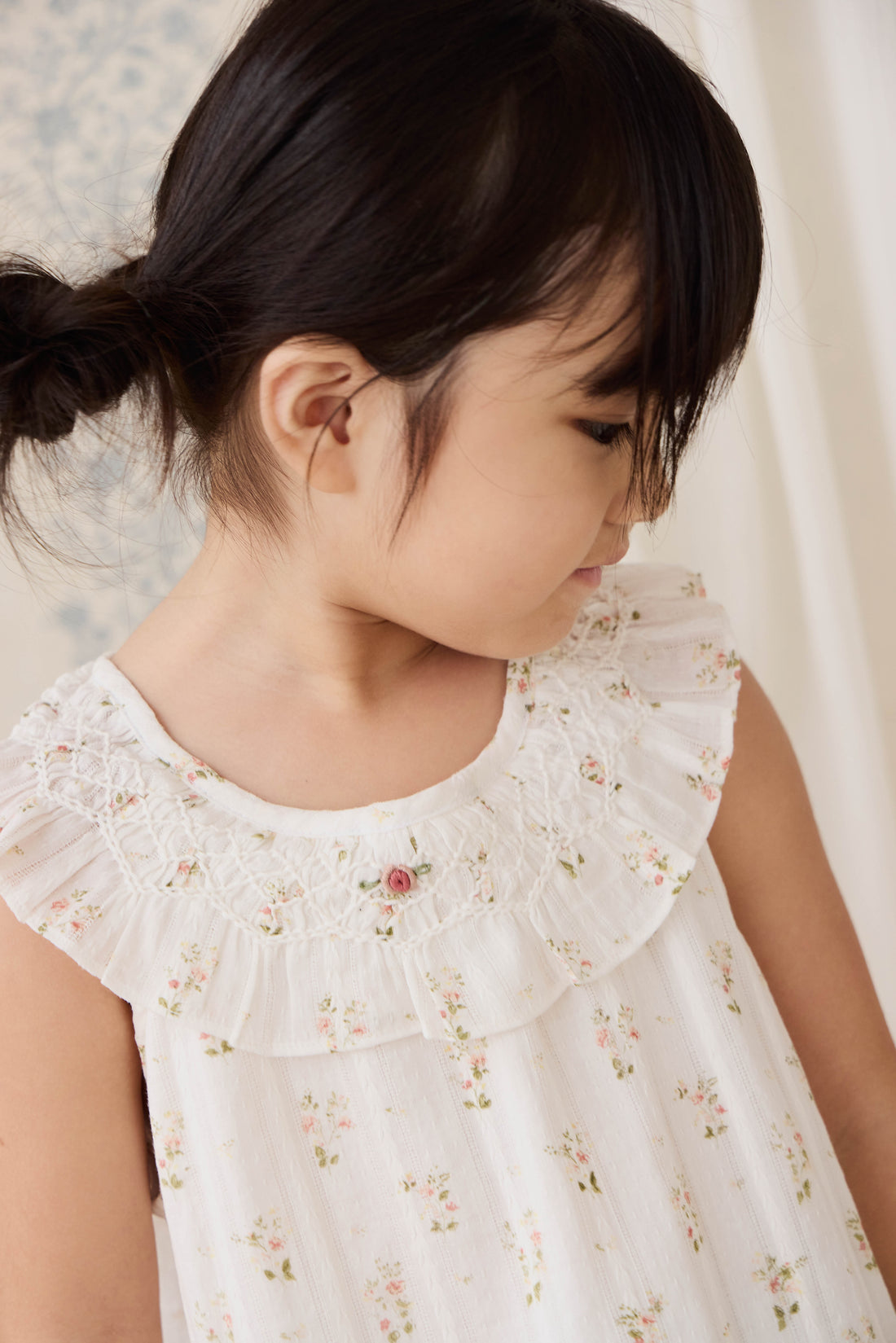 Organic Cotton Saylor Top - Josepha Egret Childrens Top from Jamie Kay NZ