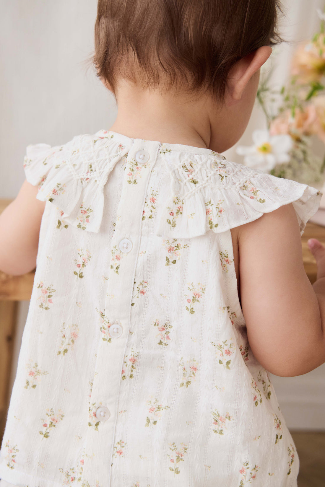 Organic Cotton Saylor Top - Josepha Egret Childrens Top from Jamie Kay NZ