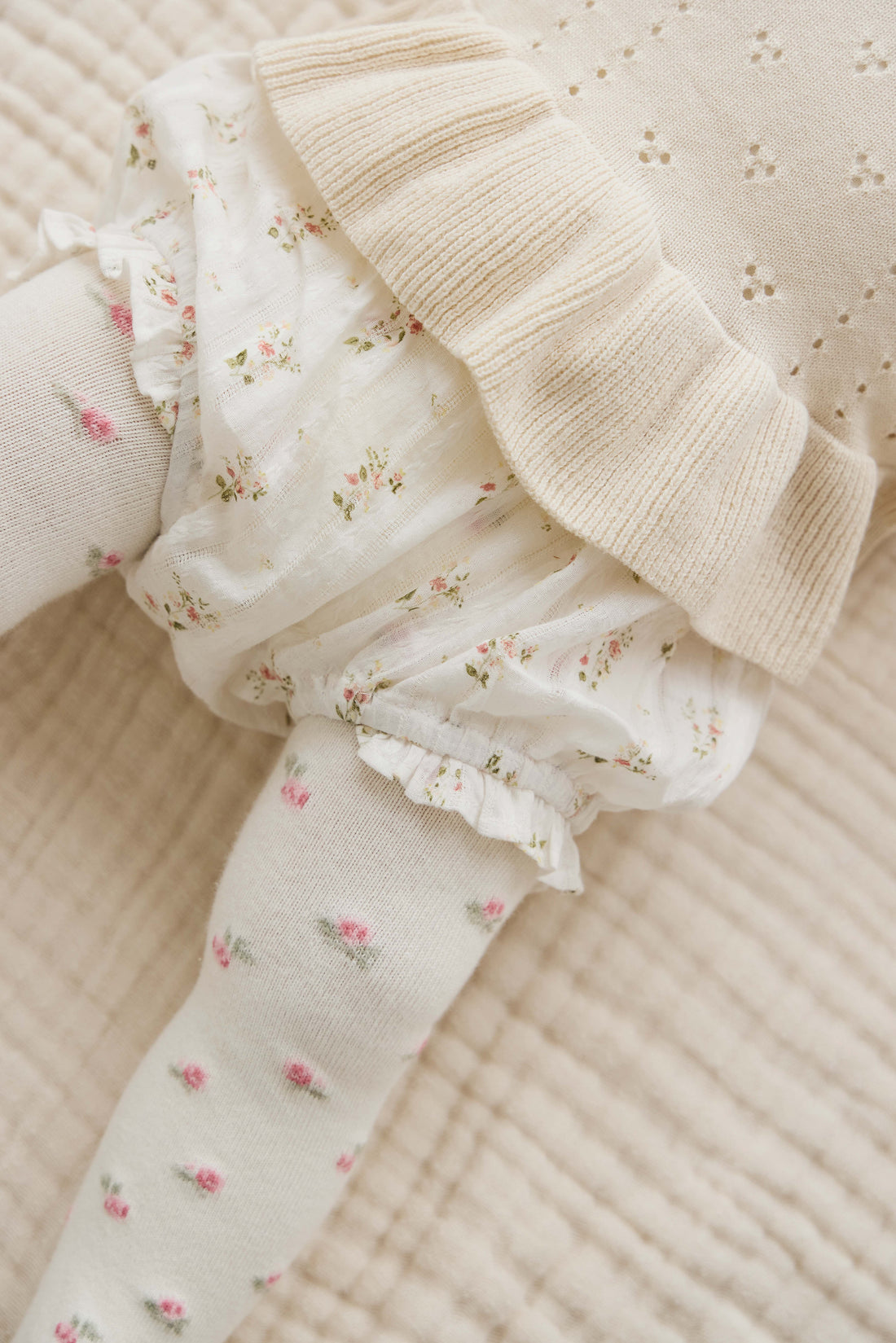 Sophia Tights - Sophia Flower Childrens Tights from Jamie Kay NZ