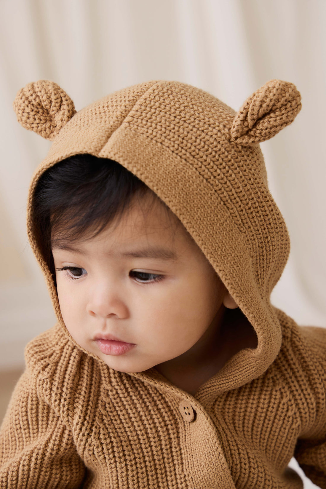 Bear Onepiece - Tawny Brown Childrens Onepiece from Jamie Kay NZ