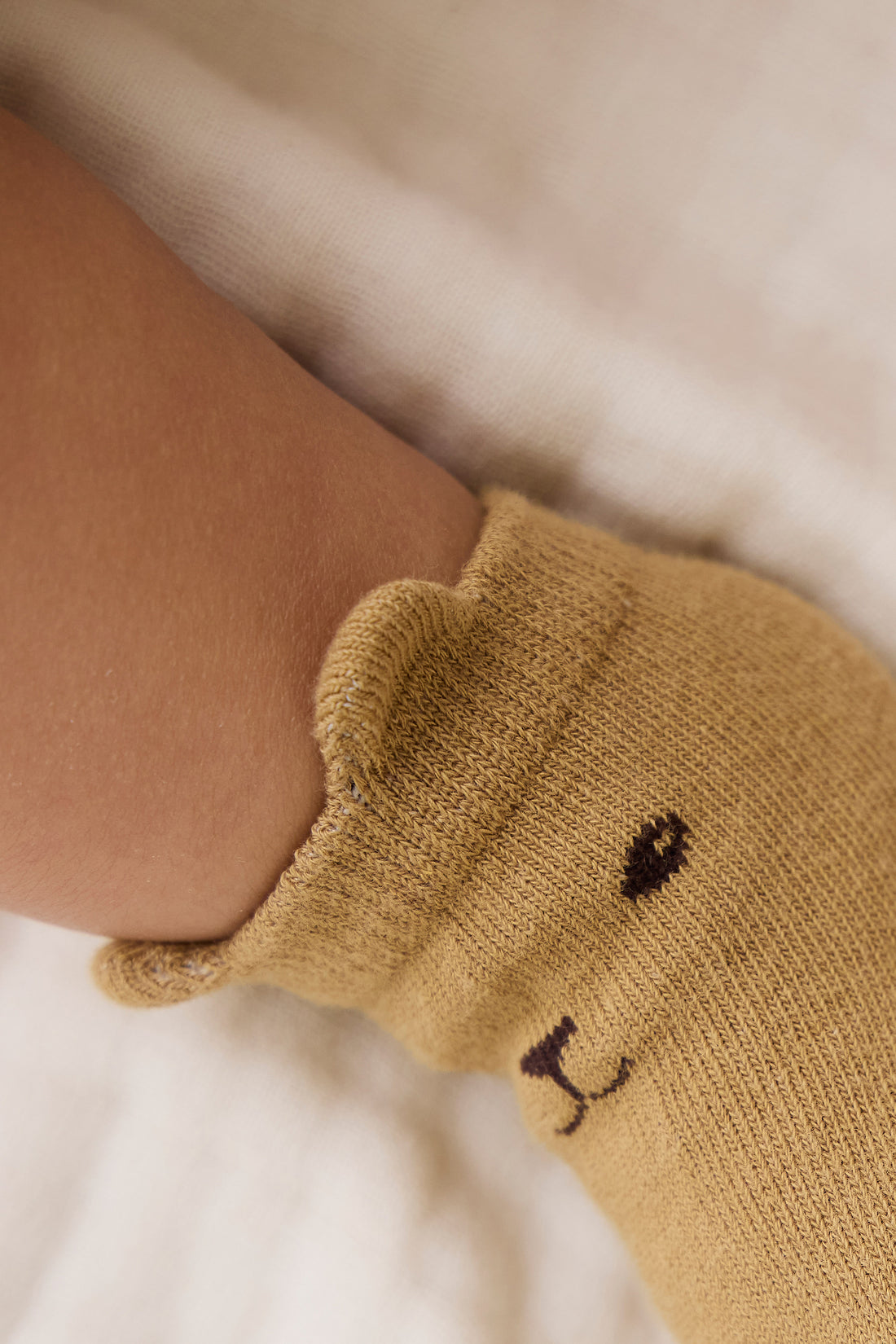 George Bear Ankle Sock - Buckwheat Childrens Socks from Jamie Kay NZ