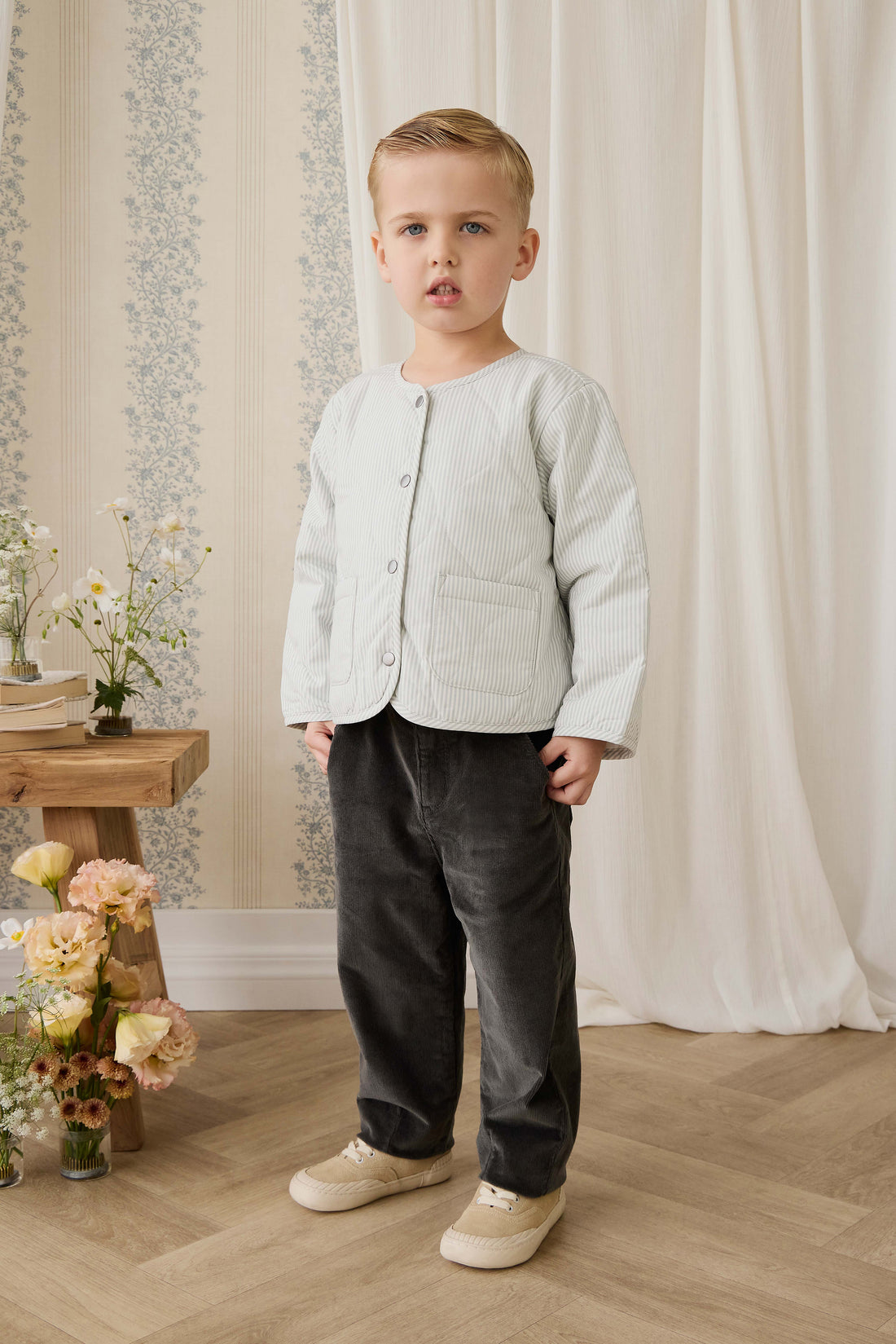 Franklin Pant - Basalt Childrens Pant from Jamie Kay NZ