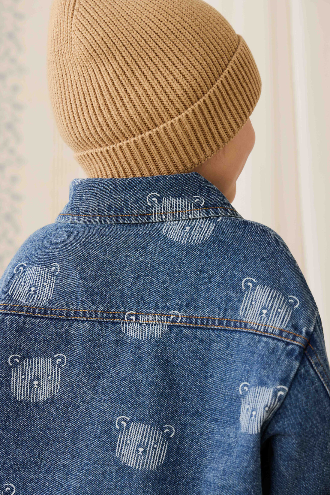 Nicolai Jacket - Teddy Face Denim Childrens Jacket from Jamie Kay NZ