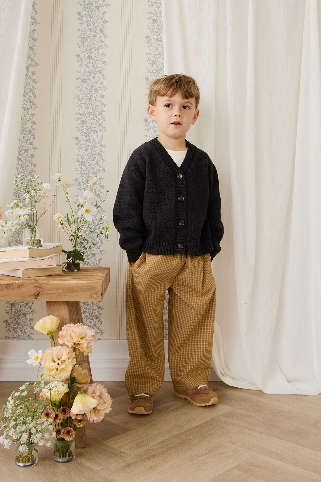 Soren Knit Cardigan - Moonless Childrens Cardigan from Jamie Kay NZ
