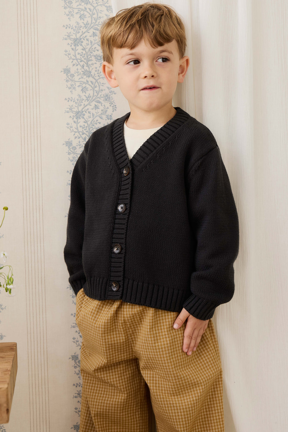 Soren Knit Cardigan - Moonless Childrens Cardigan from Jamie Kay NZ