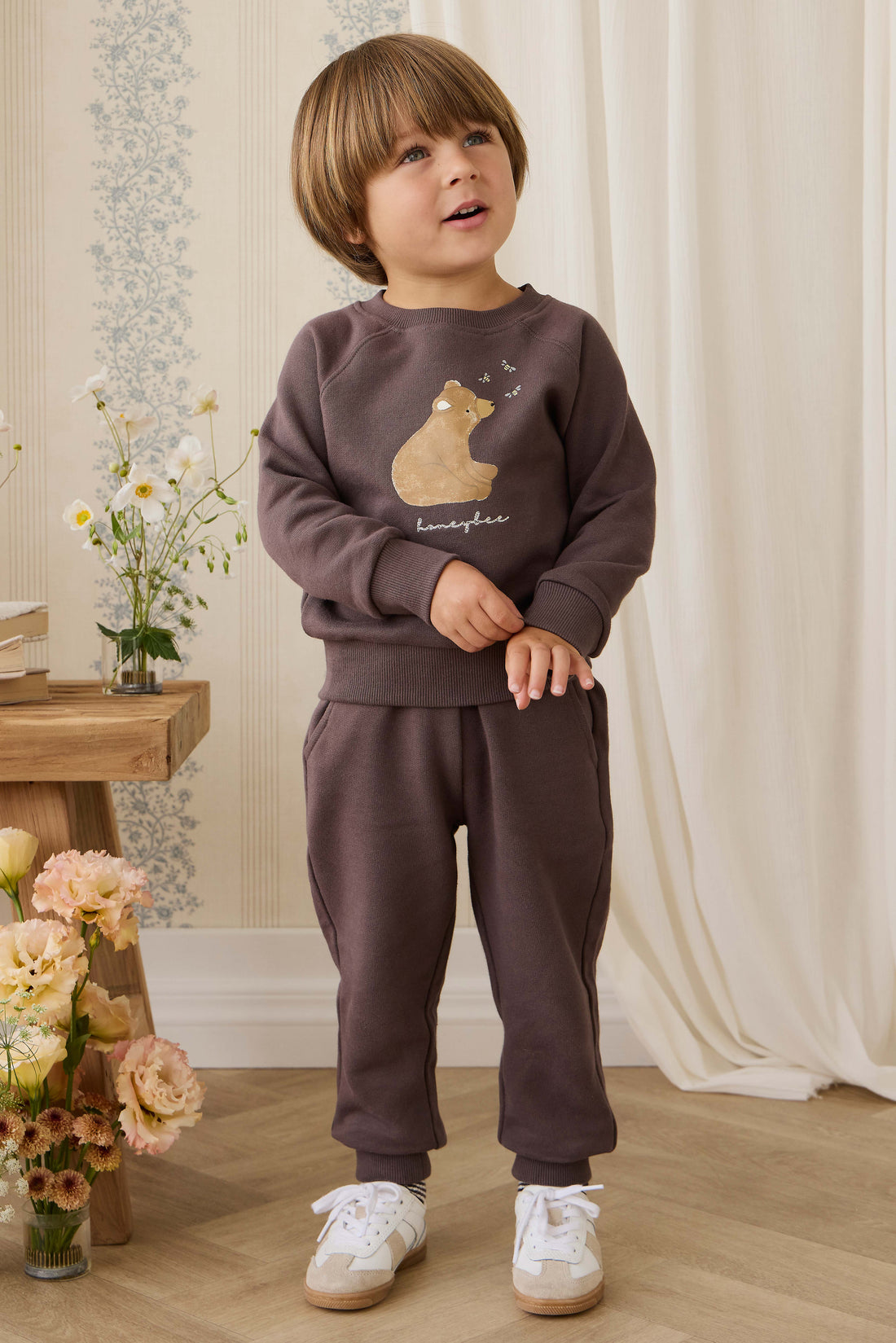 Organic Cotton Nash Track Pant - Raku Childrens Pant from Jamie Kay NZ