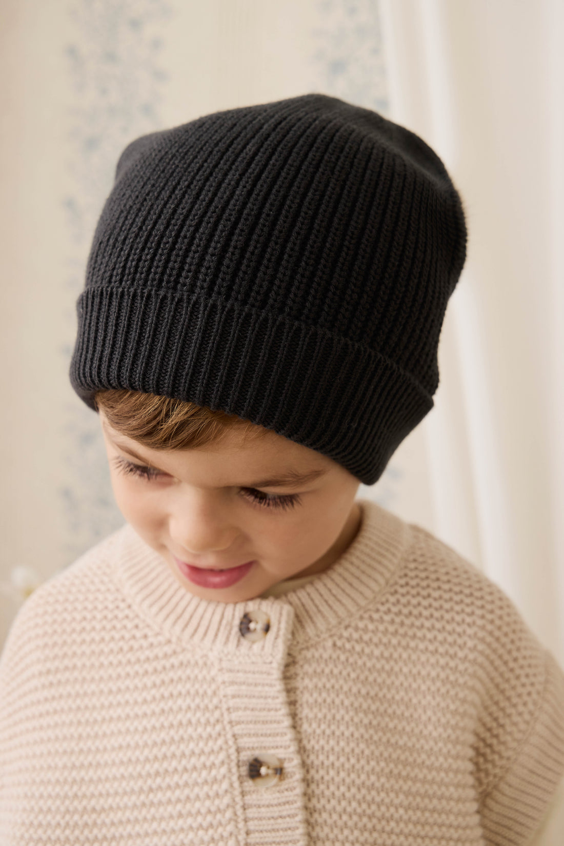 Johan Knit Beanie - Moonless Childrens Beanie from Jamie Kay NZ