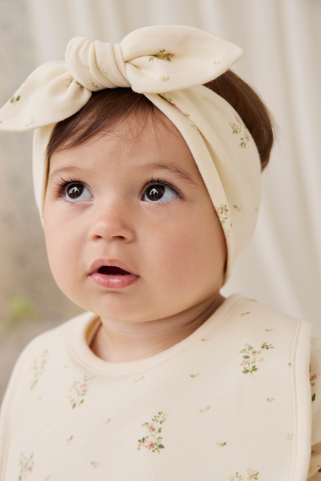 Organic Cotton Headband - Josepha Egret Small Childrens Headband from Jamie Kay NZ