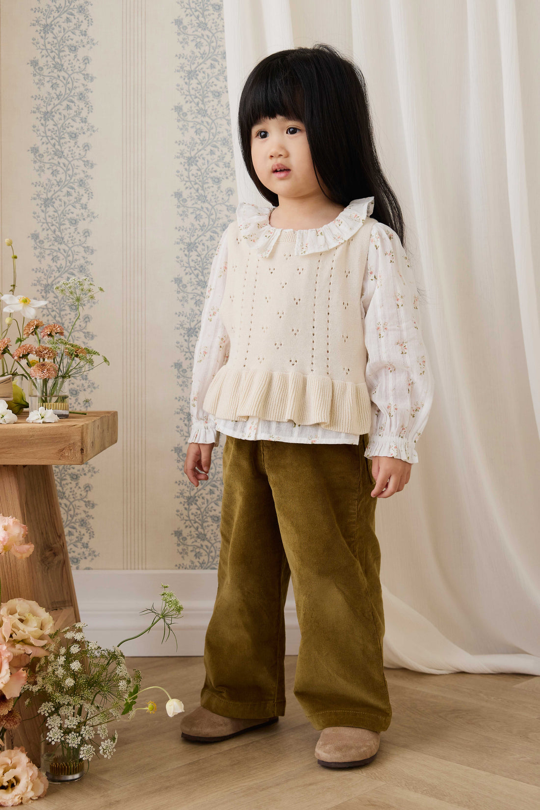 Organic Cotton Brynlee Top - Josepha Egret – Jamie Kay NZ