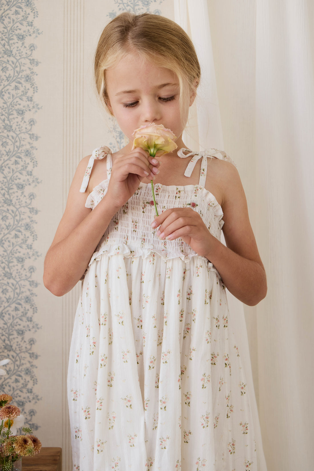 Organic Cotton Saylor Dress - Josepha Egret – Jamie Kay NZ
