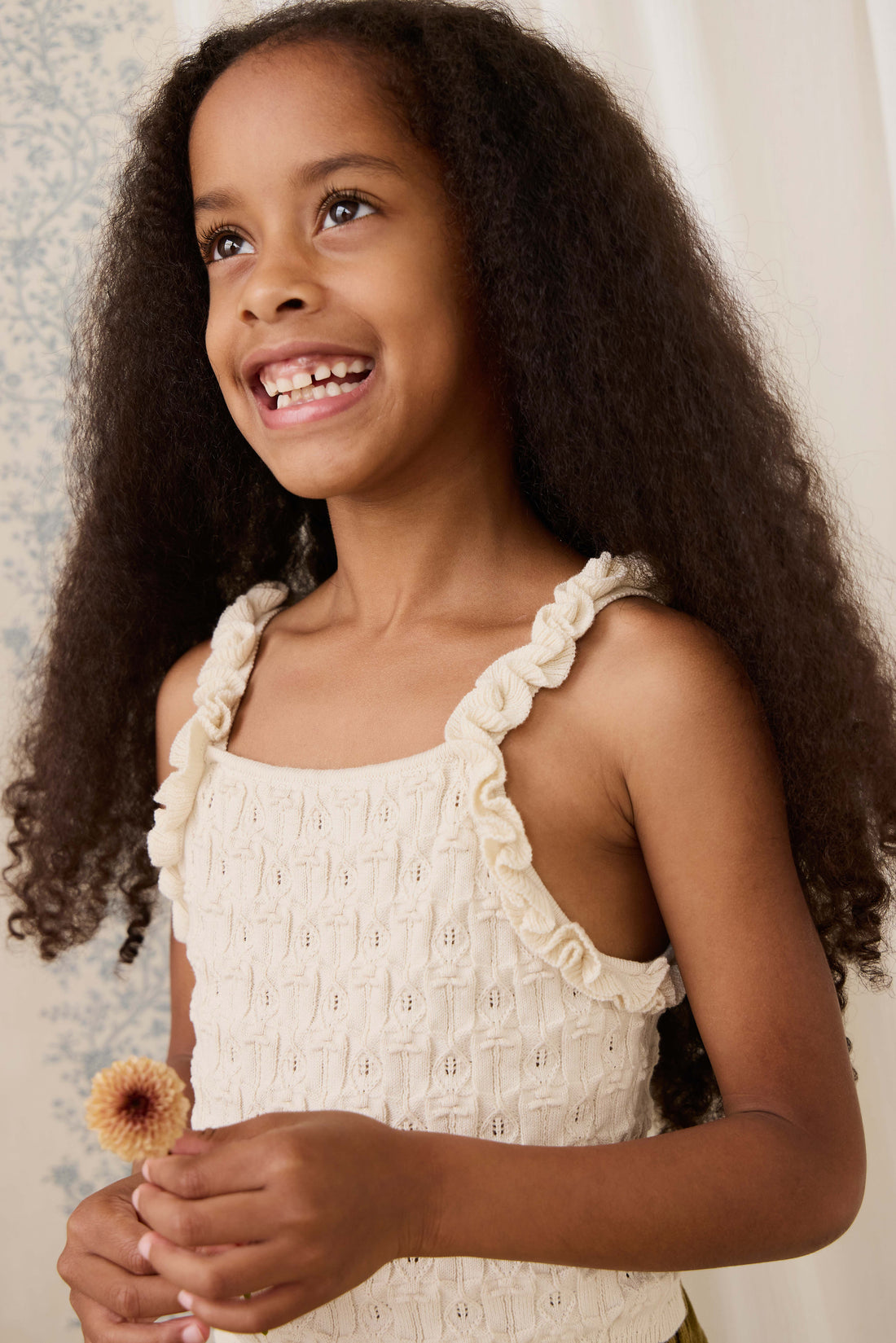 Sammy Knitted Top - Vanilla Childrens Top from Jamie Kay NZ