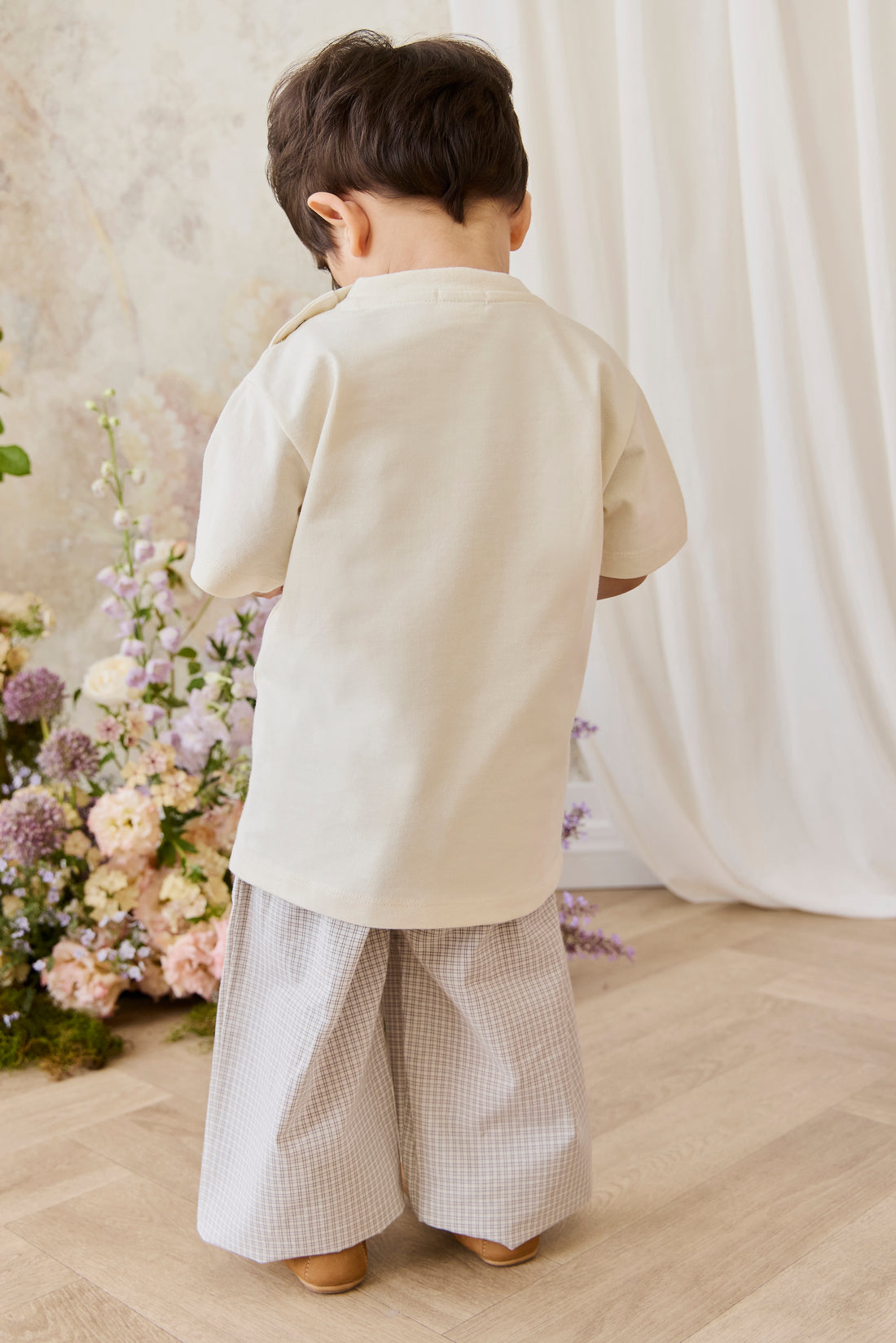 Organic Cotton Bjorn Tee - Snuggle Buddy Cloud Childrens Top from Jamie Kay NZ