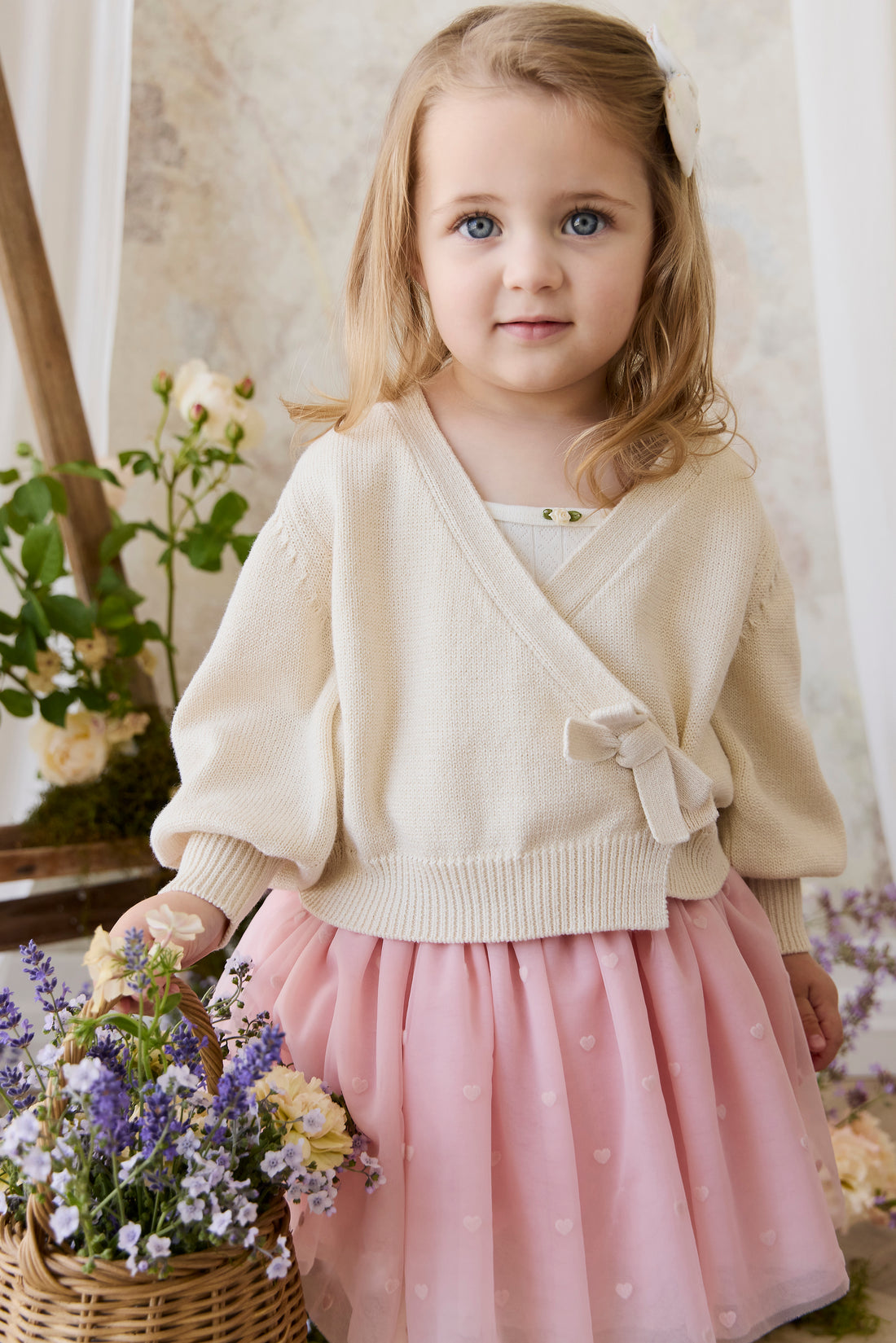 Micheala Cardigan-Sparkle Childrens Cardigan from Jamie Kay NZ