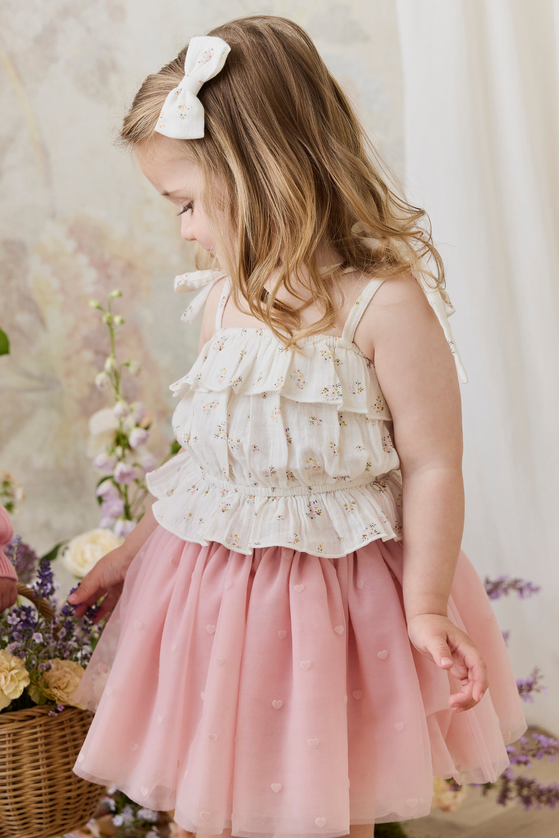 Organic Cotton Muslin Harriet Top - Ayla Whisper Childrens Top from Jamie Kay NZ