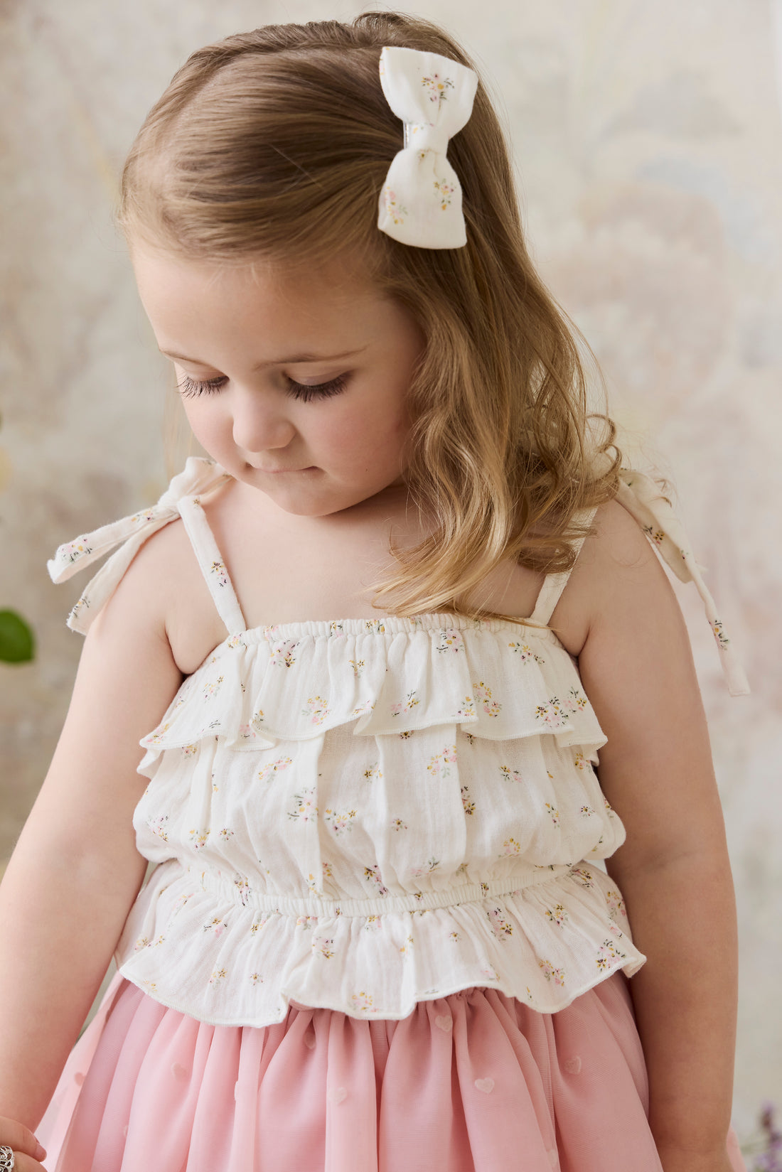 Organic Cotton Muslin Harriet Top - Ayla Whisper Childrens Top from Jamie Kay NZ