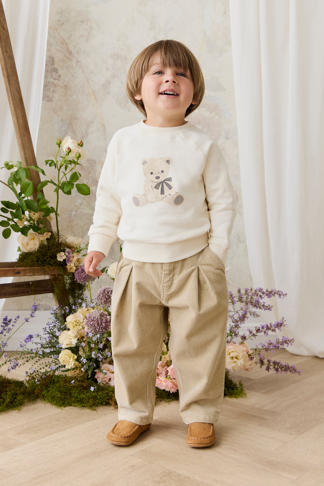 Payson Pant - Biscuit Childrens Pant from Jamie Kay NZ