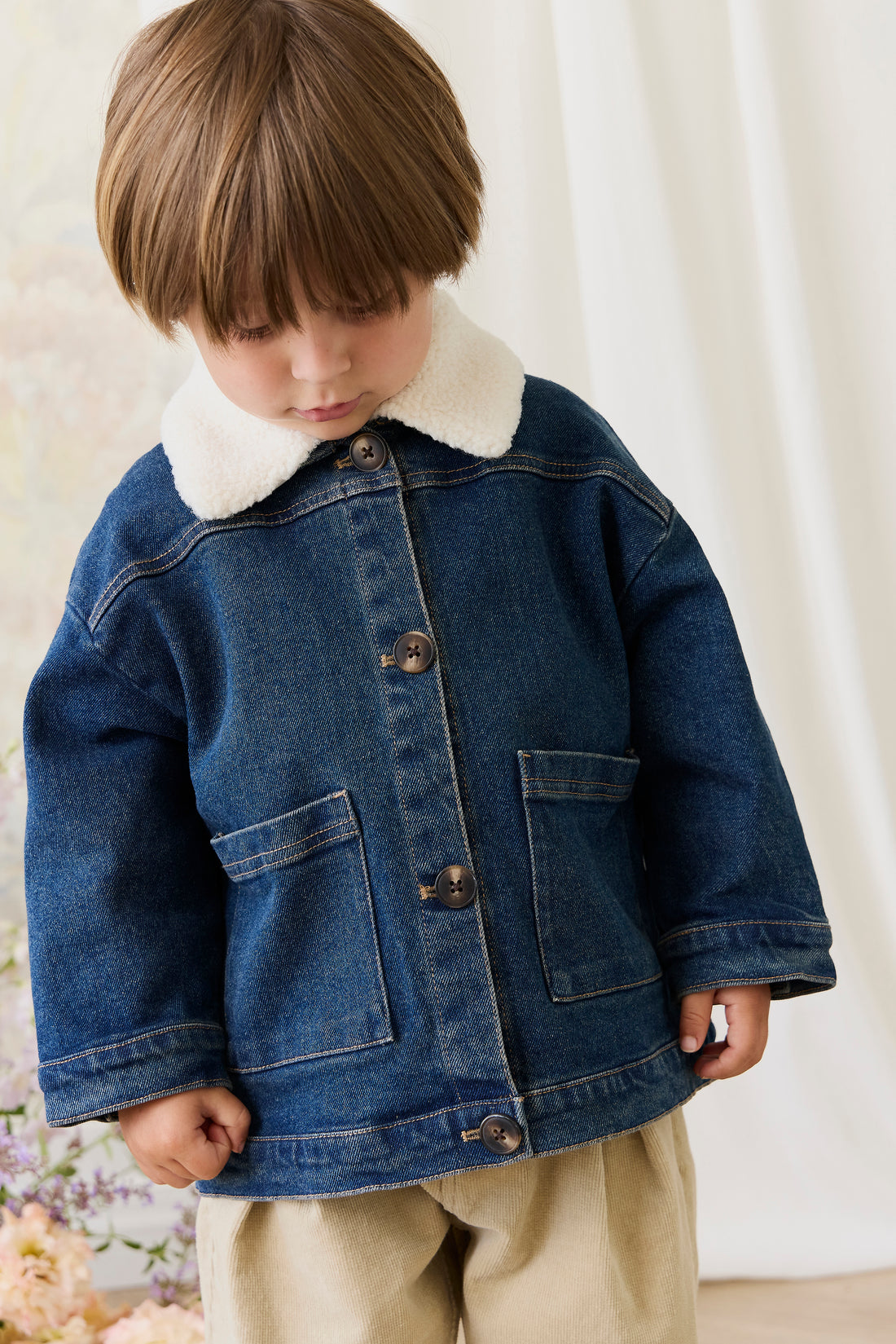 Dallas Denim Jacket - Classic Denim Childrens Jacket from Jamie Kay NZ