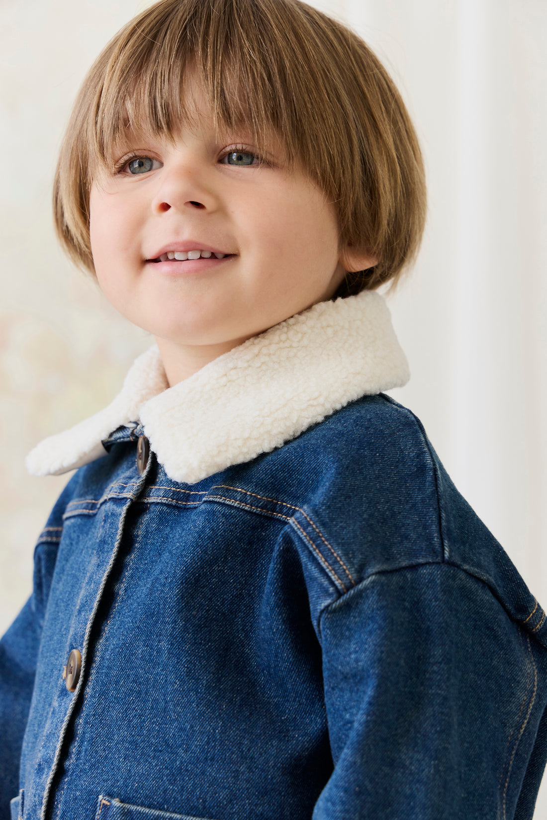 Dallas Denim Jacket - Classic Denim Childrens Jacket from Jamie Kay NZ