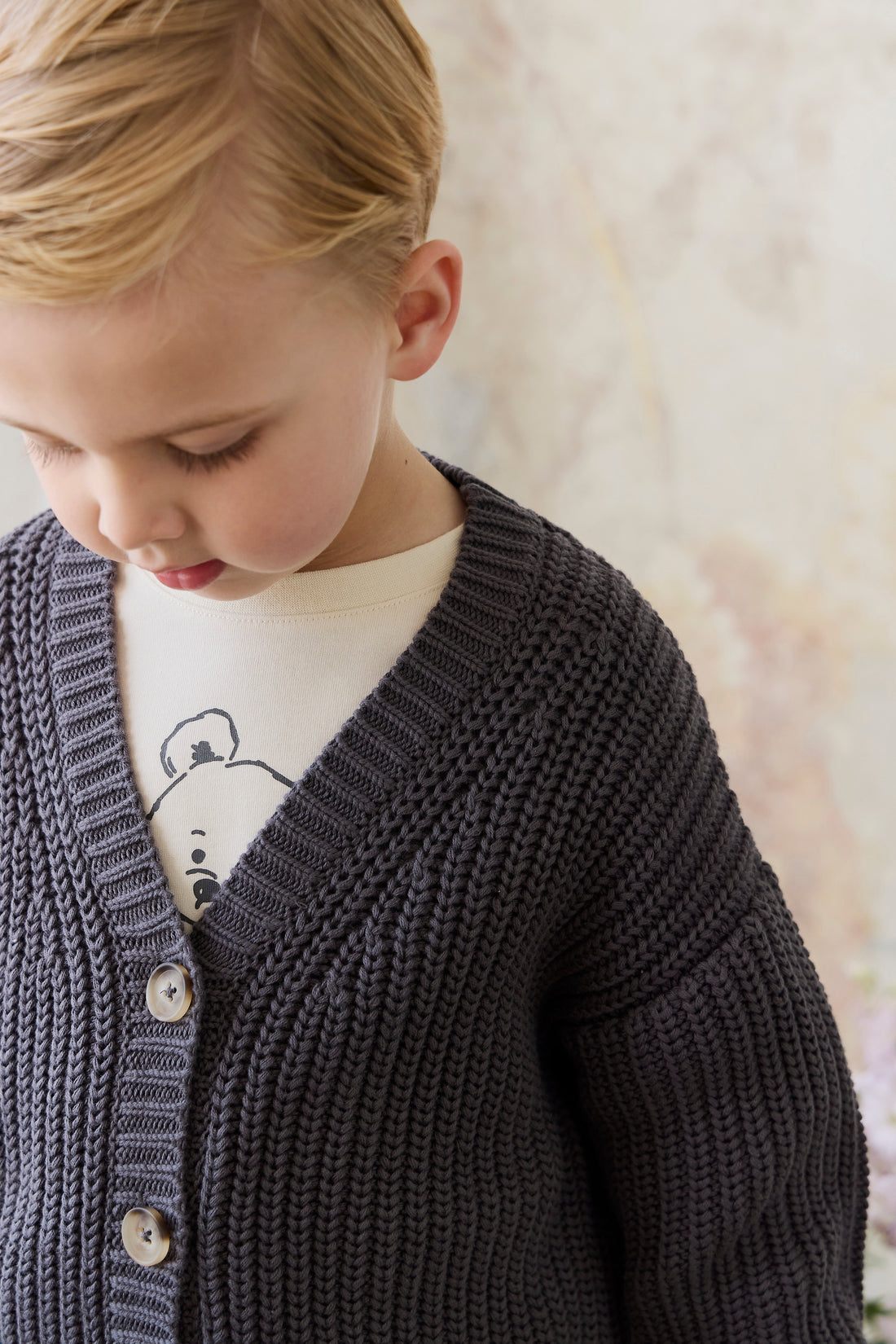 River Cardigan - Stormy Childrens Cardigan from Jamie Kay NZ