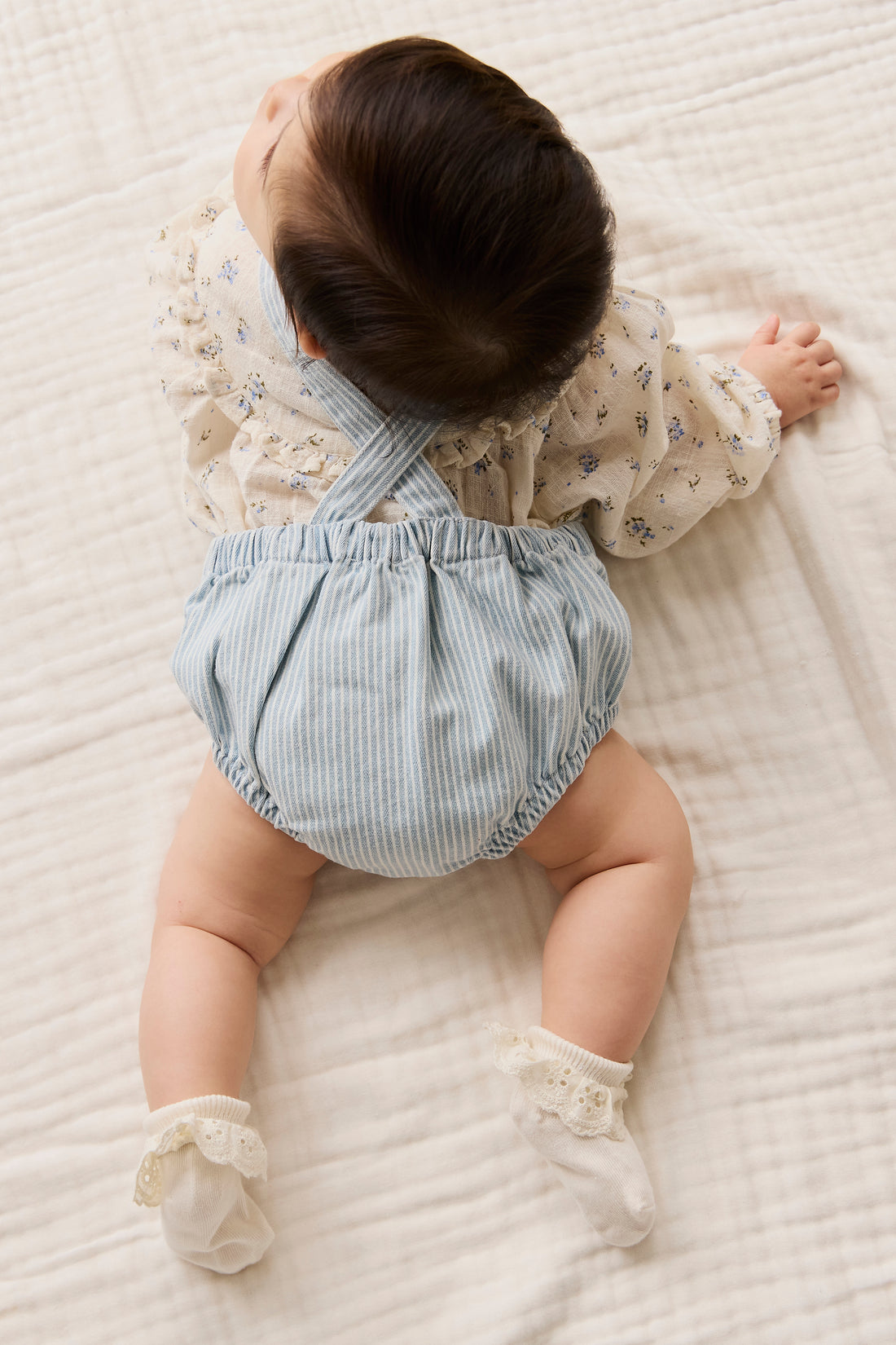 Denver Playsuit - Sunday Stripe Childrens Playsuit from Jamie Kay NZ