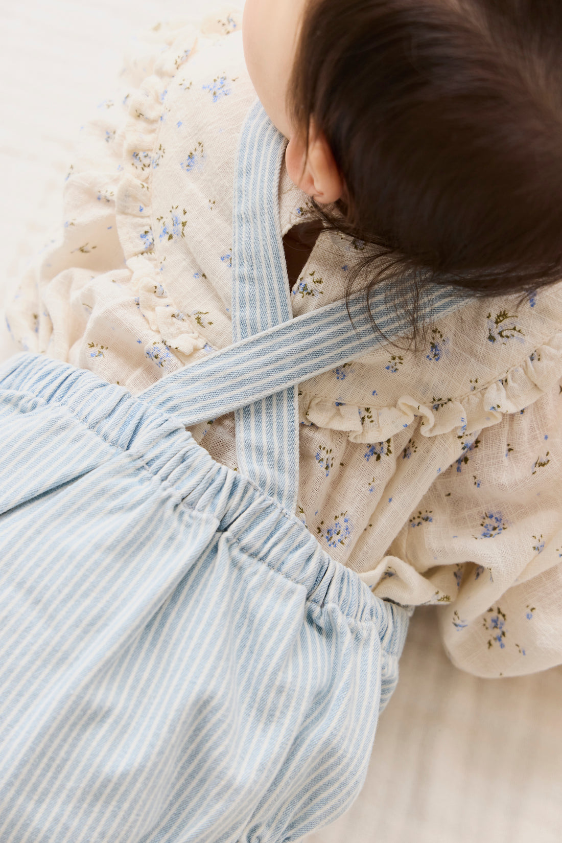 Denver Playsuit - Sunday Stripe Childrens Playsuit from Jamie Kay NZ