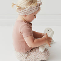 Organic Cotton Headband - Ariella Mauve Childrens Headband from Jamie Kay NZ