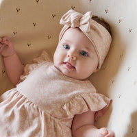 Organic Cotton Elianna Playsuit - Rosalie Field Rose Childrens Playsuit from Jamie Kay NZ