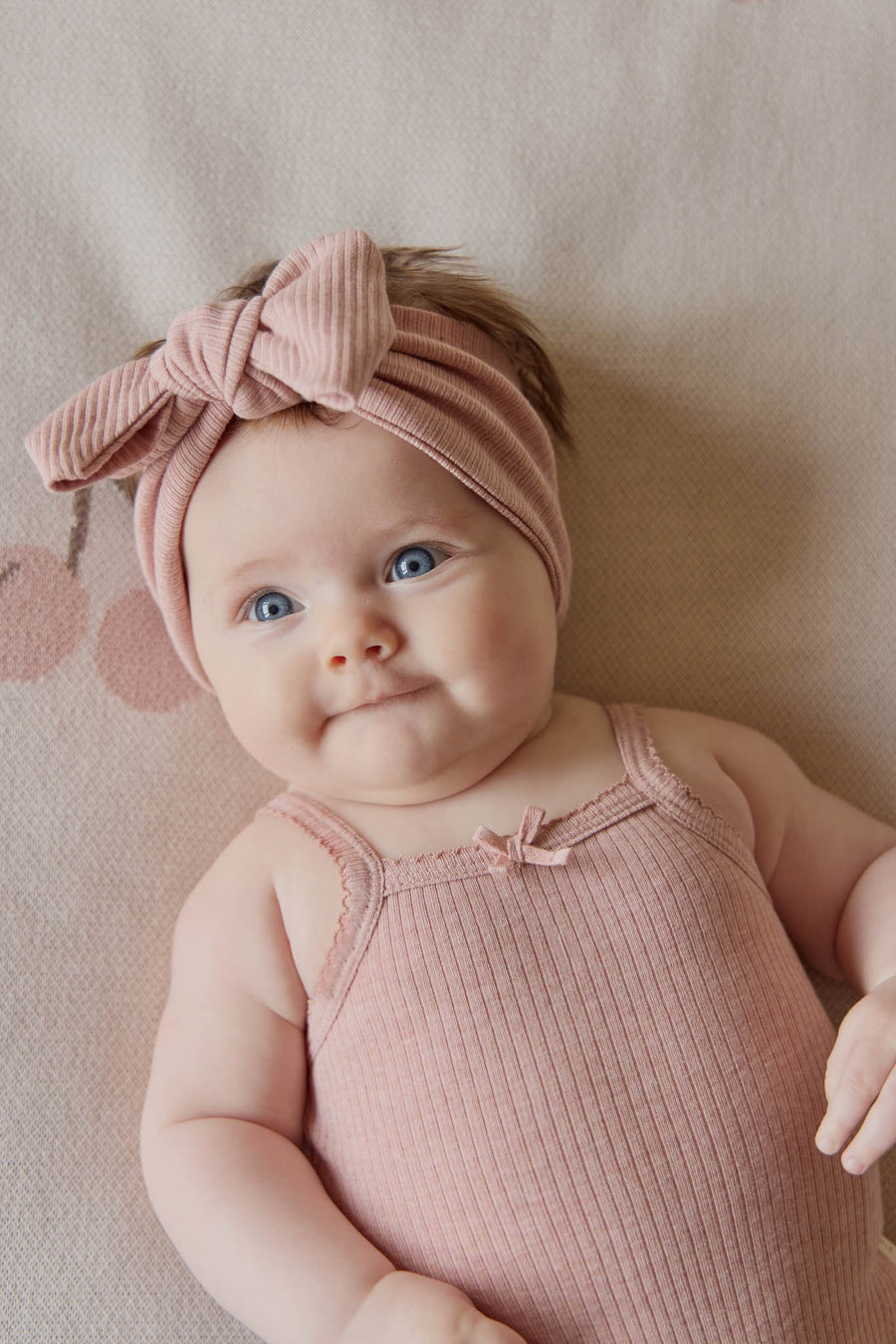 Organic Cotton Modal Lilian Headband - Peony Marle Childrens Headband from Jamie Kay NZ