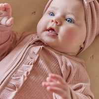 Organic Cotton Modal Melanie Onepiece - Peony Marle Childrens Onepiece from Jamie Kay NZ