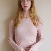 Organic Cotton Modal Womens Long Sleeve Top - Peony Marle Childrens Womens Top from Jamie Kay NZ