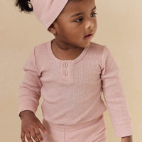 Organic Cotton Modal Lilian Headband - Peony Marle Childrens Headband from Jamie Kay NZ