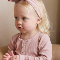 Organic Cotton Modal Lilian Headband - Peony Marle Childrens Headband from Jamie Kay NZ