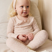 Organic Cotton Long Sleeve Top - Rosalie Field Rose Childrens Top from Jamie Kay NZ