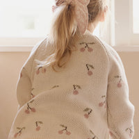 Delilah Cardigan - Cherry Love Blush Childrens Cardigan from Jamie Kay NZ