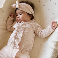 Organic Cotton Melanie Onepiece - Rosalie Field Rose Childrens Onepiece from Jamie Kay NZ