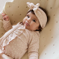 Organic Cotton Melanie Onepiece - Rosalie Field Rose Childrens Onepiece from Jamie Kay NZ