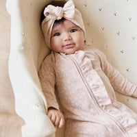 Organic Cotton Melanie Onepiece - Rosalie Field Rose Childrens Onepiece from Jamie Kay NZ