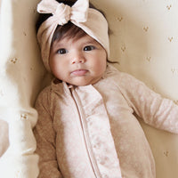 Organic Cotton Melanie Onepiece - Rosalie Field Rose Childrens Onepiece from Jamie Kay NZ