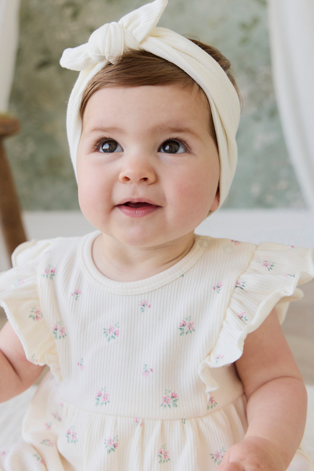 Organic Cotton Rib Elianna Playsuit - Emma Whisper Childrens Playsuit from Jamie Kay NZ