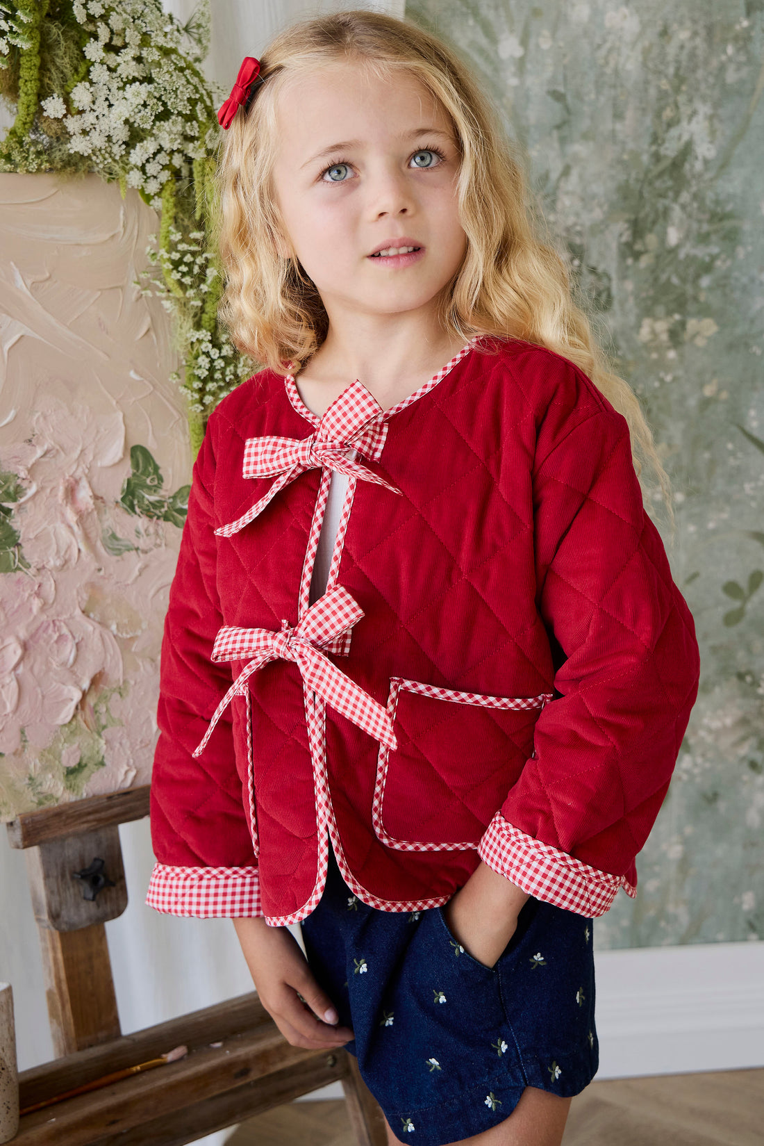 Winslet Jacket - Ribbon Childrens Jacket from Jamie Kay NZ